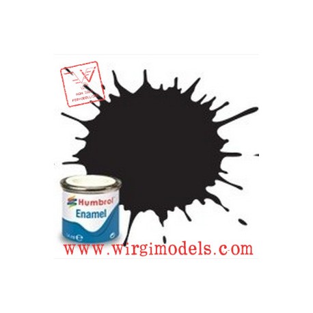 HUM-AA0360 - 33 Black Matt - 14ml Enamel Paint