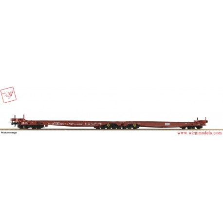 Roco 76756 - ACCONTO di PRENOTAZIONE - Carro doppio "Wippen", FS