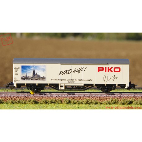 PIKO 72217 - Carro merci benefico catastrofe Nord Reno-Westfalia e Renania-Palatinato, ep. VI.