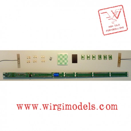 40420 – Illuminazione a LED universale per vagoni H0 a 4 assi.