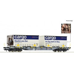 Roco 6600028 - In Prenotazione - Carro portacontainer, SBB Cargo, ep. VI.