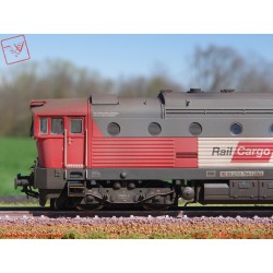 Rivarossi HR2863 - Rail Cargo Italia, locomotiva diesel D.753.7, livrea rossa/grigio chiaro, DC, ep. V-VI.