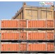 PT TRAINS PT820807 - Set 2 x Container 20 piedi OT DP - DPRE900091 8 + DPRE900232 0
