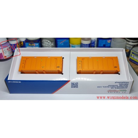 PT TRAINS PT820803 - Set 2 x Container 20 piedi OT DP - DPRE900152 9 + DPRE900168 4