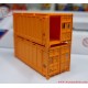 PT TRAINS PT820804 - Set 2 x Container 20 piedi OT DP - DPRE900054 3 + DPRE900113 3