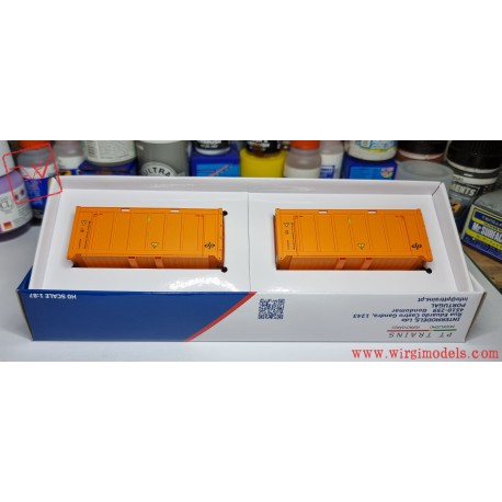 PT TRAINS PT820806 - Set 2 x Container 20 piedi OT DP - DPRE900174 5 + DPRE900190 9