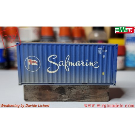 PT TRAINS 820004 - WMLab.: 001 - Container Safmarine da 20 DV piedi