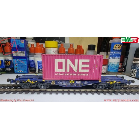 WMLAB - Kit. PT TRAINS - PT100266 carro MODALIS Sgmmnss e container ONE, ep. VI
