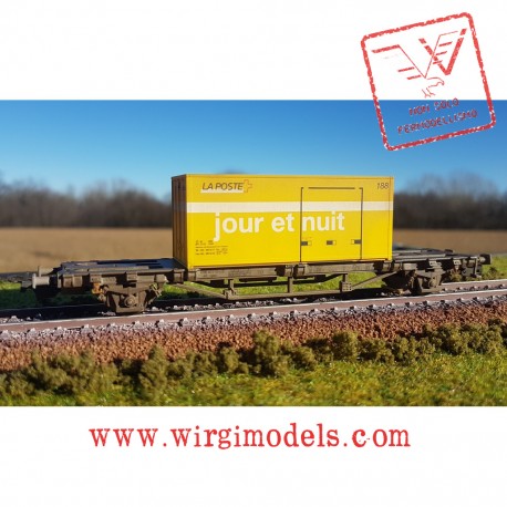 PK57187-C3 Carro pianale per container "La Poste"