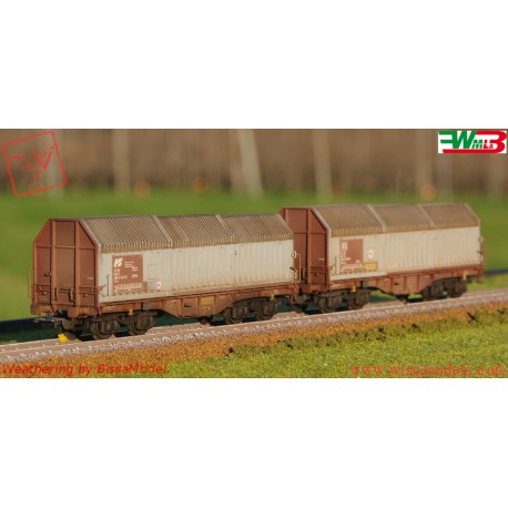 PIKO PK28308 - WMLAB.:001 - Set 2 Carri Telescopici FS, DC, ep. IV