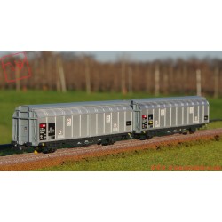 Roco 6600110 - Set di 2 pezzi: Carri a pareti scorrevoli, SBB Cargo, DC, ep. VI.
