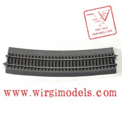 Roco RC42528 - Binario curvo R10, 15°, Conf. 6 pz.