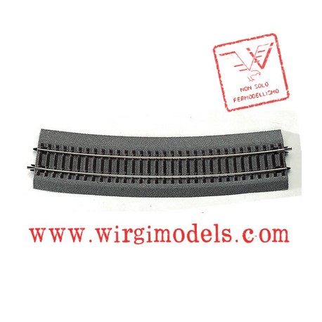 Roco RC42528 - Binario curvo R10, 15°, Conf. 6 pz.