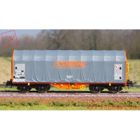 Roco 6600133 - Carro merci telone scorrevole, Sogetank, ep VI.