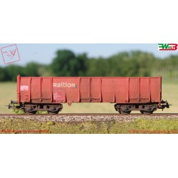 PIKO PK27718 - WMLAB.:001 - Carro merci gondola Eas "Railion" DB AG, ep. V.