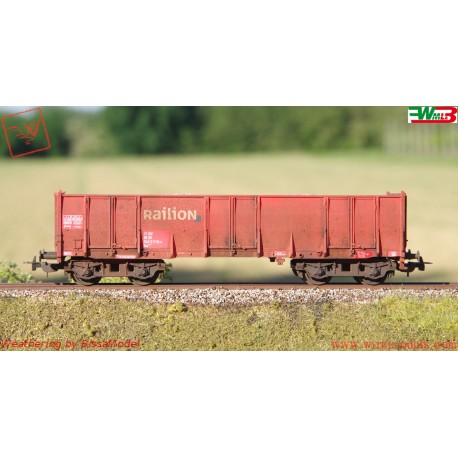 PIKO PK27718 - WMLAB.:002 - Carro merci gondola Eas "Railion" DB AG, ep. V.