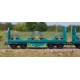 Roco 6600181 - Set da 2 pezzi: Carri per il trasporto di bobine, FS, ep V-VI.