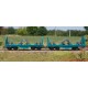 Roco 6600181 - Set da 2 pezzi: Carri per il trasporto di bobine, FS, ep V-VI.