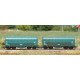 PIKO 58288 - WMLAB - Set di 2 carri trasporto coils con telone scorrevole tipo Shimmns, ep.VI