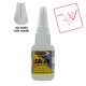 Jamara JAM236092 - Colla Ciano Acrilica SKIN DENSA con ago, 20gr.
