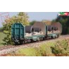 Roco 6600181 - WMLab.: 001 - Set da 2 pezzi: Carri per il trasporto di bobine, FS, ep V-VI.