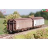 Roco RC6600111 - WMLab.: 001 - Set da 2 pezzi: Carro con parete scorrevole, DB, ep IV.